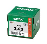 SPAX® Universalschrauben T10 Senkkopf WIROX 1191010300205 3 mm x 20 mm, 1.000 St.