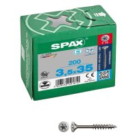 SPAX® Universalschrauben T15 Senkkopf Edelstahl A2...