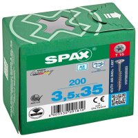 SPAX® Universalschrauben T15 Senkkopf Edelstahl A2...
