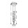 SPAX® Universalschrauben T20 Senkkopf Edelstahl A2 0197000450453 4,5 mm x 45 mm, 200 St.