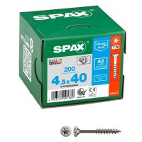 SPAX® Universalschrauben T20 Senkkopf Edelstahl A2...