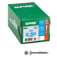 SPAX® Universalschrauben T20 Senkkopf Edelstahl A2...