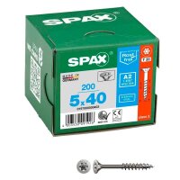 SPAX® Universalschrauben T20 Senkkopf Edelstahl A2...