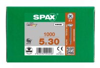 SPAX® Universalschrauben Z2 Rückwandkopf WIROX 0281010500302 5 mm x 30 mm, 1.000 St.