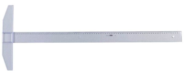 M + R Reißschiene 75,0 cm, rauchgrau