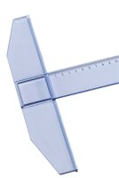 M + R Reißschiene 75,0 cm, rauchgrau