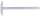 M + R Reißschiene 75,0 cm, rauchgrau