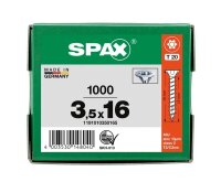 SPAX® Universalschrauben T20 Senkkopf WIROX 1191010350165 3,5 mm x 16 mm, 1.000 St.