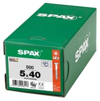 SPAX® Universalschrauben T20 Senkkopf WIROX 0191010500405 5 mm x 40 mm, 500 St.
