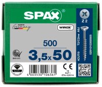 SPAX® Universalschrauben Z2 Senkkopf WIROX 0291010350505 3,5 mm x 50 mm, 500 St.