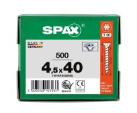 SPAX® Universalschrauben T20 Senkkopf WIROX 1191010450405 4,5 mm x 40 mm, 500 St.