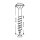 SPAX® Universalschrauben T20 Senkkopf WIROX 0191010450805 4,5 mm x 80 mm, 200 St.