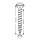 SPAX® Universalschrauben T20 Senkkopf WIROX 1191010450605 4,5 mm x 60 mm, 500 St.