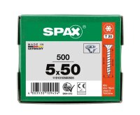 SPAX® Universalschrauben T20 Senkkopf WIROX 1191010500505 5 mm x 50 mm, 500 St.