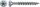 SPAX® Universalschrauben T20 Senkkopf WIROX 1191010450705 4,5 mm x 70 mm, 500 St.
