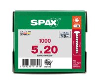 SPAX® Universalschrauben T20 Halbrundkopf WIROX 0201010500205 5 mm x 20 mm, 1.000 St.