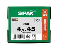 SPAX® Universalschrauben T20 Senkkopf WIROX 0191010450455 4,5 mm x 45 mm, 500 St.