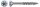 SPAX® Universalschrauben T30 Senkkopf WIROX 0191010600805 6 mm x 80 mm, 200 St.