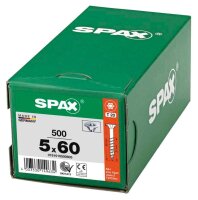 SPAX® Universalschrauben T20 Senkkopf WIROX 0191010500605 5 mm x 60 mm, 500 St.