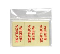 inFO Haftmarker gelb "WIEDERVORLAGE" 3x 50...