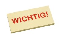 inFO Haftmarker gelb "WICHTIG!" 3x 50 Streifen