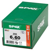 SPAX® Universalschrauben T30 Senkkopf WIROX 0191010600605 6 mm x 60 mm, 200 St.