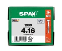 SPAX® Universalschrauben T20 Senkkopf WIROX 1191010400165 4 mm x 16 mm, 1.000 St.