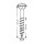 SPAX® Universalschrauben T30 Senkkopf WIROX 0191010601205 6 mm x 120 mm, 100 St.