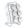 Zeller Gewürzregal transparent, silber, 7-tlg., 1 Set
