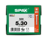 SPAX® Universalschrauben T20 Senkkopf WIROX 1191010500305 5 mm x 30 mm, 500 St.