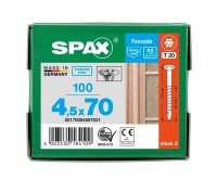 SPAX® Fassadenschrauben T20 Linsensenkkopf A2 25170004507021 4,5 mm x 70 mm, 100 St.
