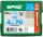 SPAX® Fassadenschrauben T15 Linsensenkkopf A2 0467000450703 4,5 mm x 70 mm, 100 St.