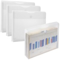 FolderSys Dokumententaschen DIN A4 quer transparent glatt...
