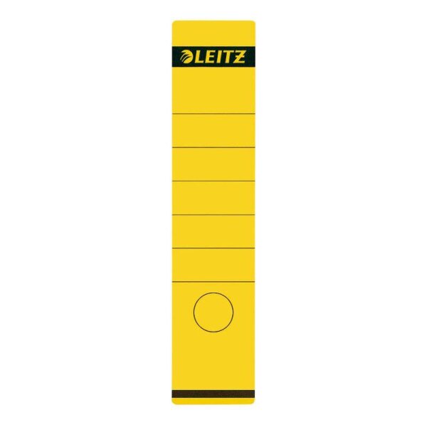 LEITZ Ordneretiketten 1640 gelb für 8,0 cm Rückenbreite, 100 St.