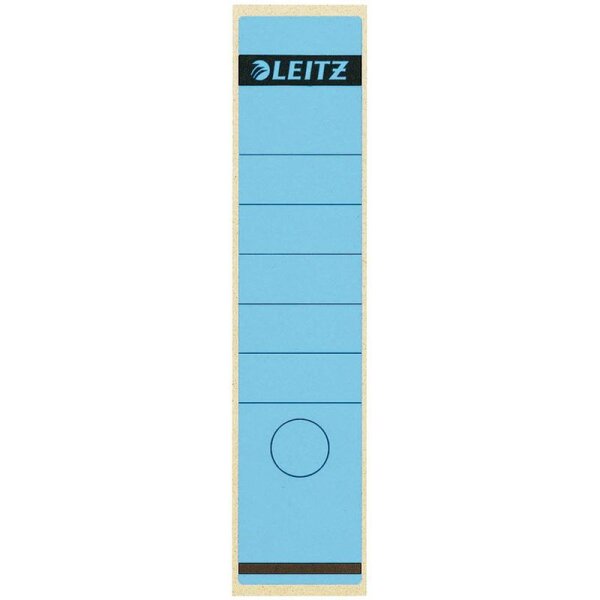 LEITZ Ordneretiketten 1640 blau für 8,0 cm Rückenbreite, 100 St.