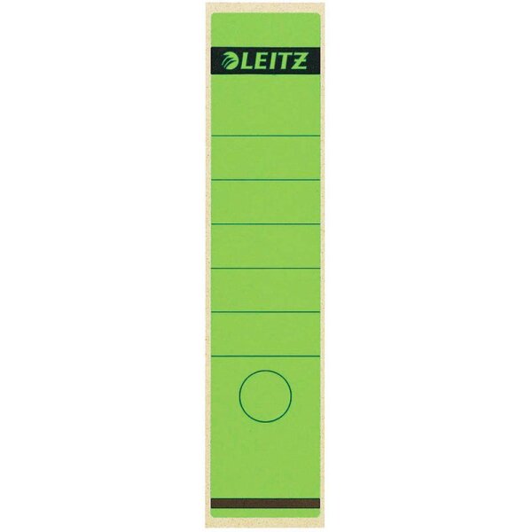 LEITZ Ordneretiketten 1640 grün für 8,0 cm Rückenbreite, 100 St.
