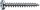 SPAX® Universalschrauben T10 Halbrundkopf WIROX 0201010300123 3 mm x 12 mm, 200 St.