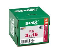 SPAX® Universalschrauben T15 Halbrundkopf WIROX...