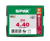 SPAX® Universalschrauben T20 Halbrundkopf WIROX 0201010400403 4 mm x 40 mm, 200 St.