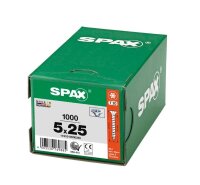 SPAX® Universalschrauben T20 Senkkopf WIROX 1191010500255 5 mm x 25 mm, 1.000 St.