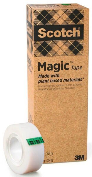 Scotch Magic™ Tape a greener choice Klebefilm matt 19,0 mm x 33,0 m 9 Rollen