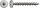 SPAX® Holzbauschrauben T30 Tellerkopf Edelstahl A2 0257000600605 6 mm x 60 mm, 100 St.
