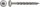 SPAX® Holzbauschrauben T40 Tellerkopf Edelstahl A2 0257000801005 8 mm x 100 mm, 50 St.