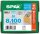 SPAX® Holzbauschrauben T40 Tellerkopf Edelstahl A2 0257000801005 8 mm x 100 mm, 50 St.