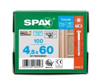 SPAX® Fassadenschrauben T20 Linsensenkkopf A2 25170004506021 4,5 mm x 60 mm, 100 St.