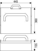 SPAX® Holzbauschrauben-Sortiment L-BOXX Mini EDELSTAHL 5000009165019