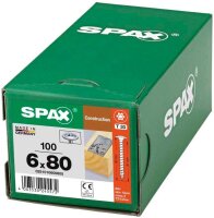 SPAX® Holzbauschrauben T30 Tellerkopf WIROX 0251010600805 6 mm x 80 mm, 100 St.