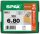 SPAX® Holzbauschrauben T30 Tellerkopf WIROX 0251010600805 6 mm x 80 mm, 100 St.