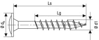 SPAX® Holzbauschrauben T40 Tellerkopf WIROX 0251010801205 8 mm x 120 mm, 50 St.