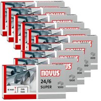 novus Heftklammern SUPER 24/6, 10.000 St.
